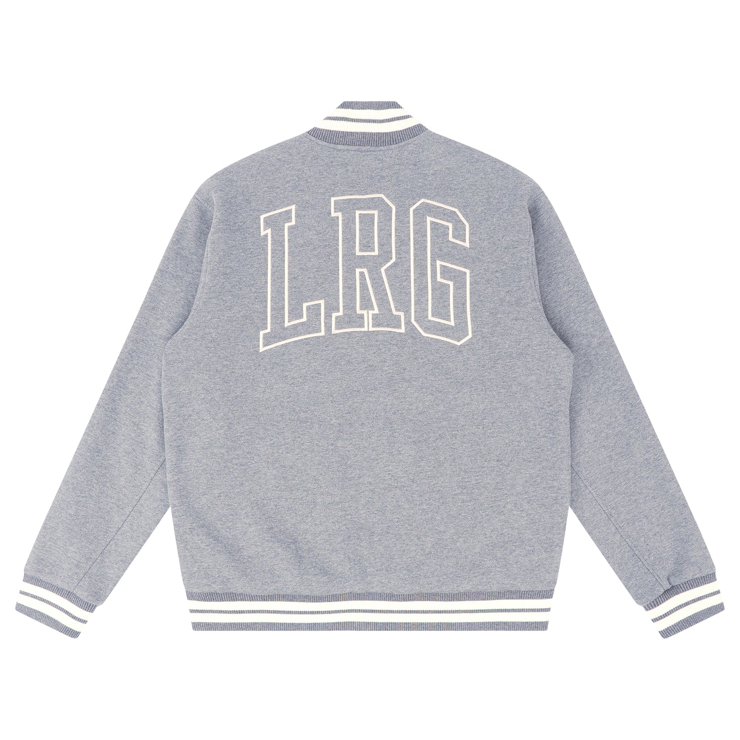 VARSITY FLEECE BOMBER - ATHLETIC HEATHER