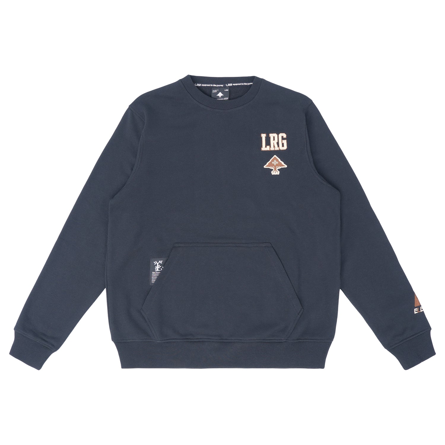FIELD CARRY PEACHED PULLOVER - BLACK
