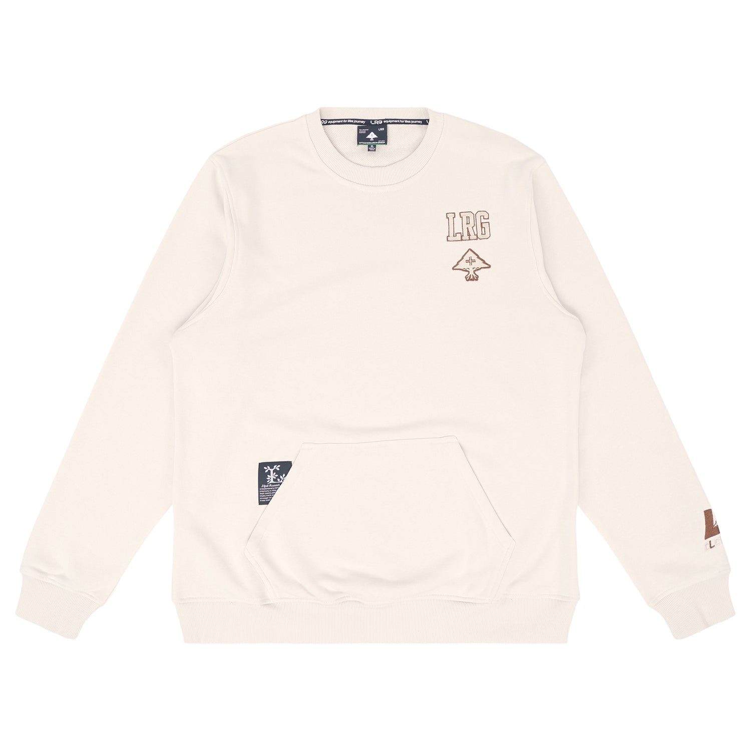 FIELD CARRY PEACHED PULLOVER - CREAM