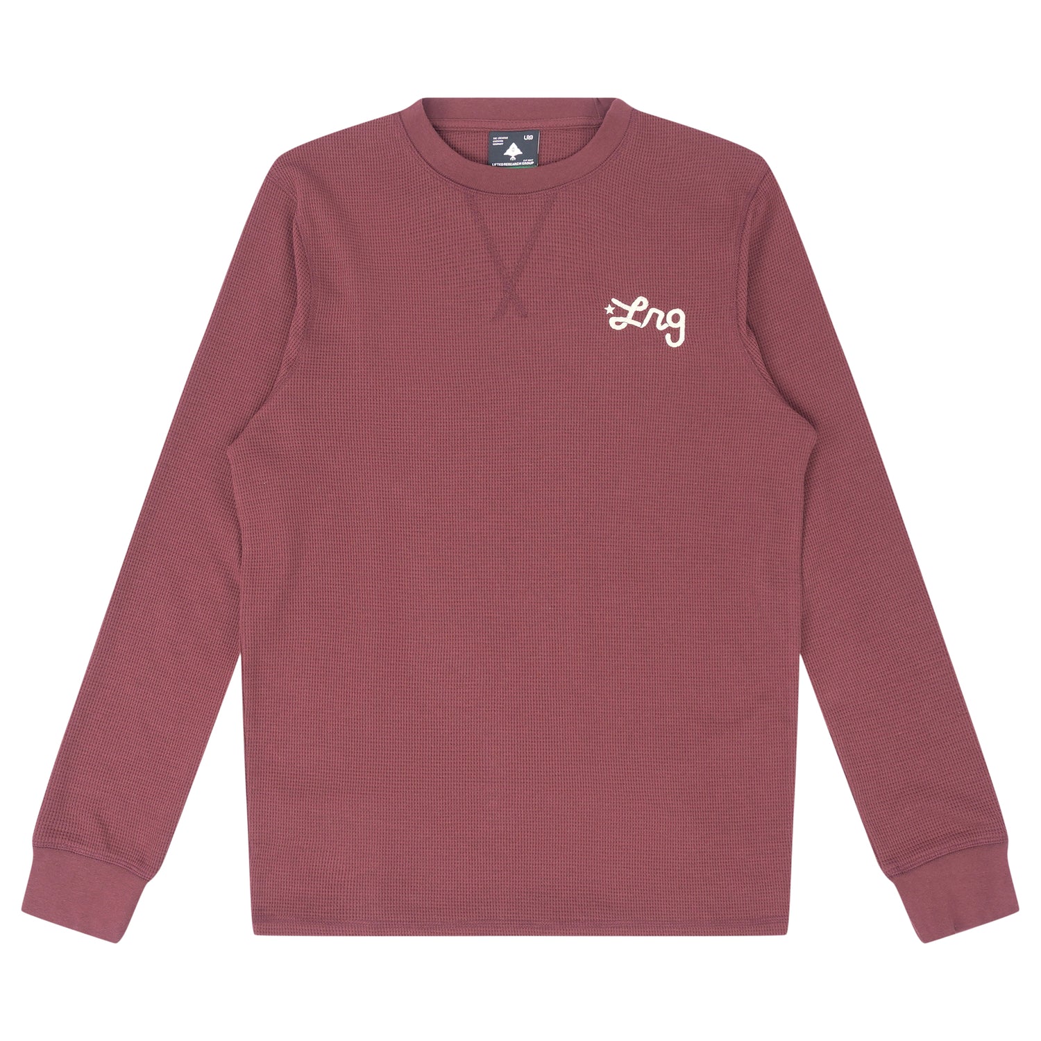 LRG SCRIPTED 25 THERMAL CREW - BURGUNDY