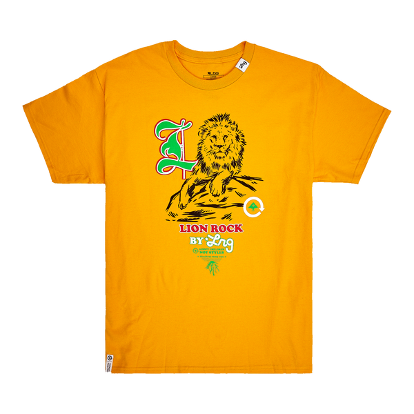CYCLE ROCK STYLE TEE - GOLD
