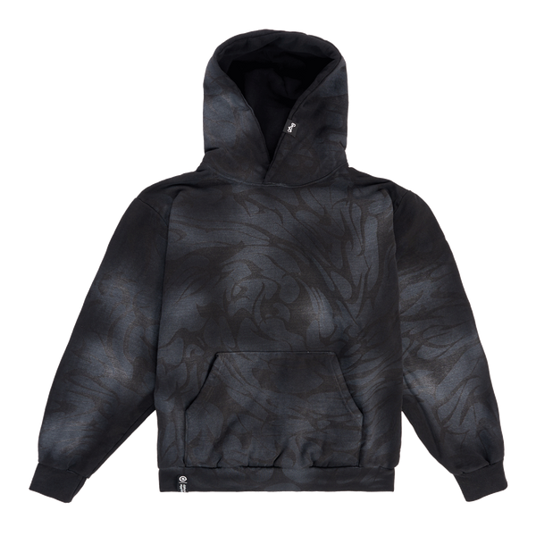 DIST0RT HOODIE - BLACK