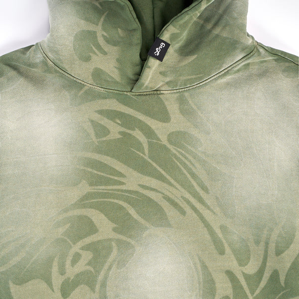 DIST0RT HOODIE - GREEN