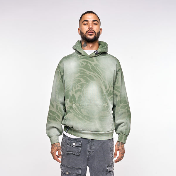 DIST0RT HOODIE - GREEN