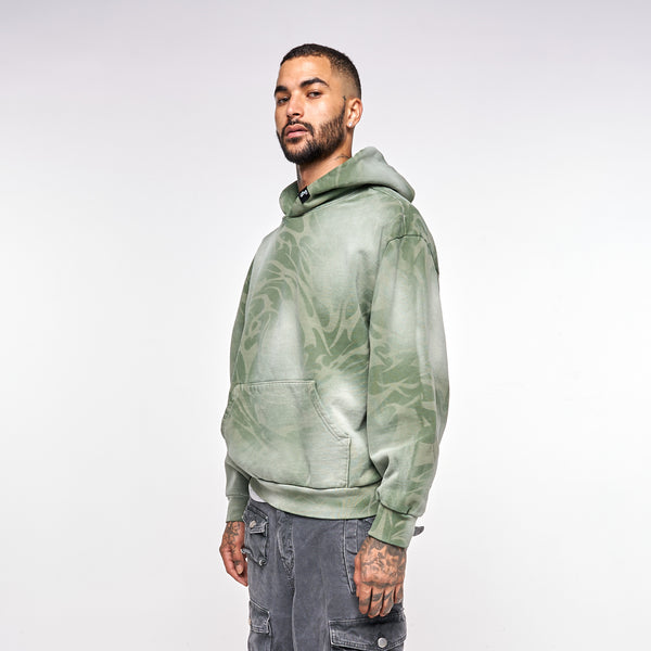 DIST0RT HOODIE - GREEN
