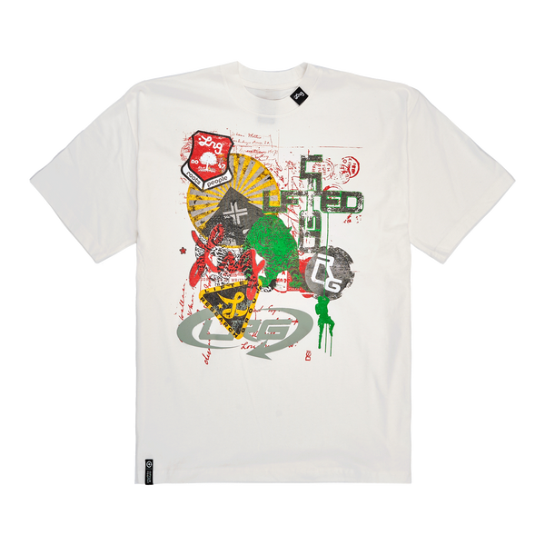 MASHUP TEE - WHITE