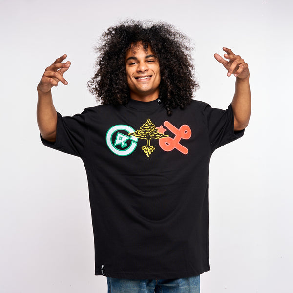 RASTA TEE - BLACK