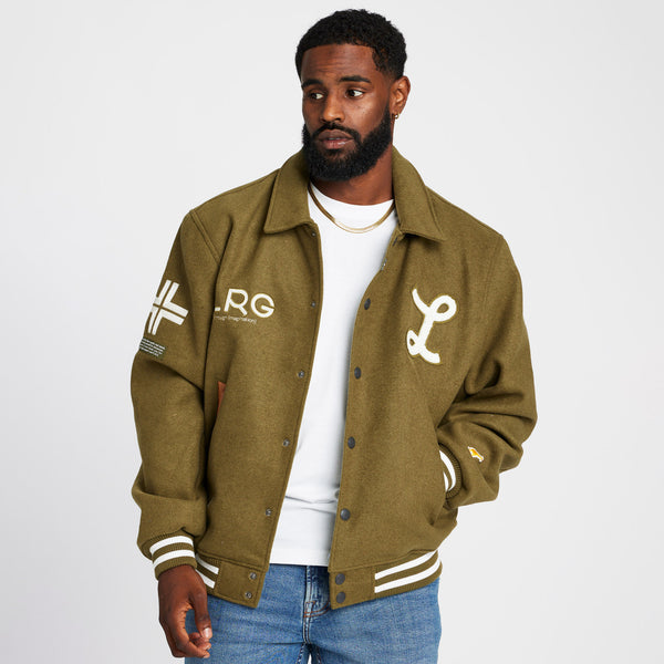 TEAM PLAYER WOOL JACKET - OLIVE