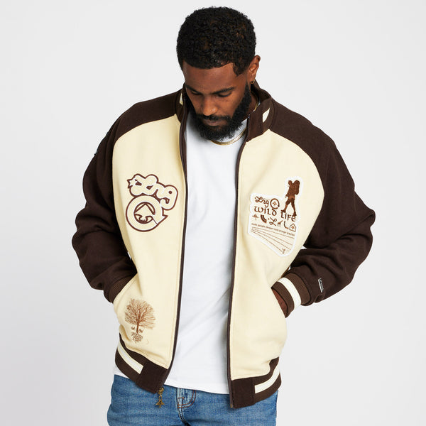 ELEPHANT BAY WOOL JACKET - DARK BROWN