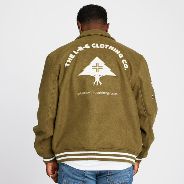 TEAM PLAYER WOOL JACKET - OLIVE