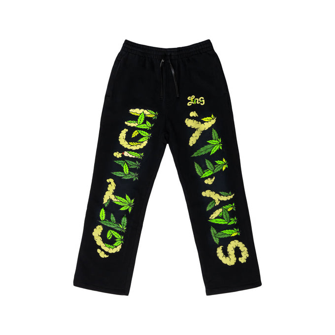 HUSTLE THESE TREES PANT - BLACK