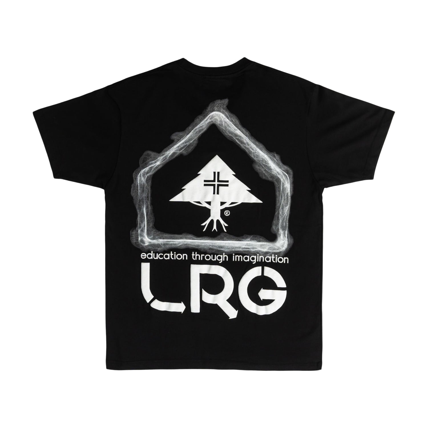 LIFTED ABOVE THE CLOUDS TEE - BLACK