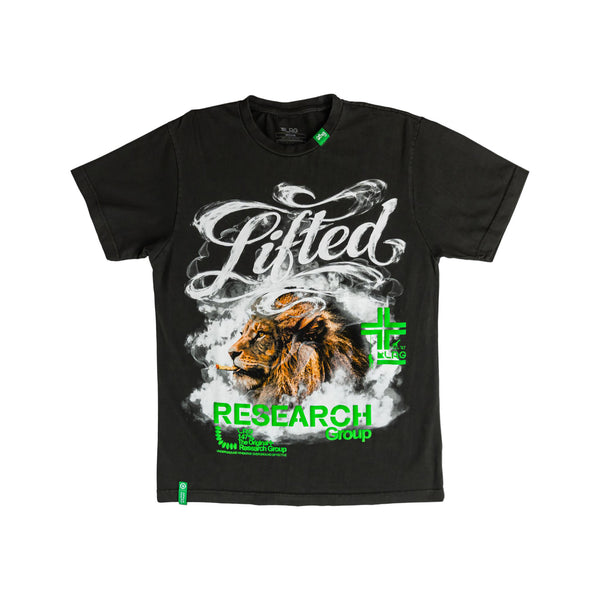 LIFTED ABOVE THE CLOUDS TEE - PIGMENT BLACK