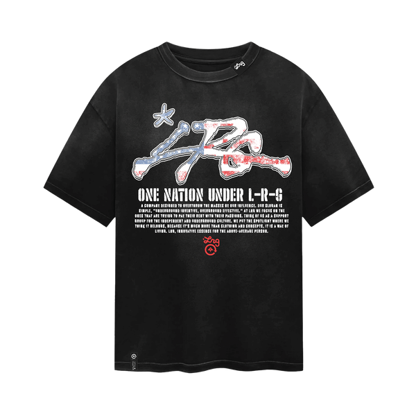 ONE NATION TEE - BLACK
