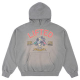 LION PRIDE HOODIE - Dusty Olive Heather