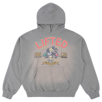 LION PRIDE HOODIE - Dusty Olive Heather