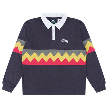 ZIG ZAG RUGBY - Vintage Black