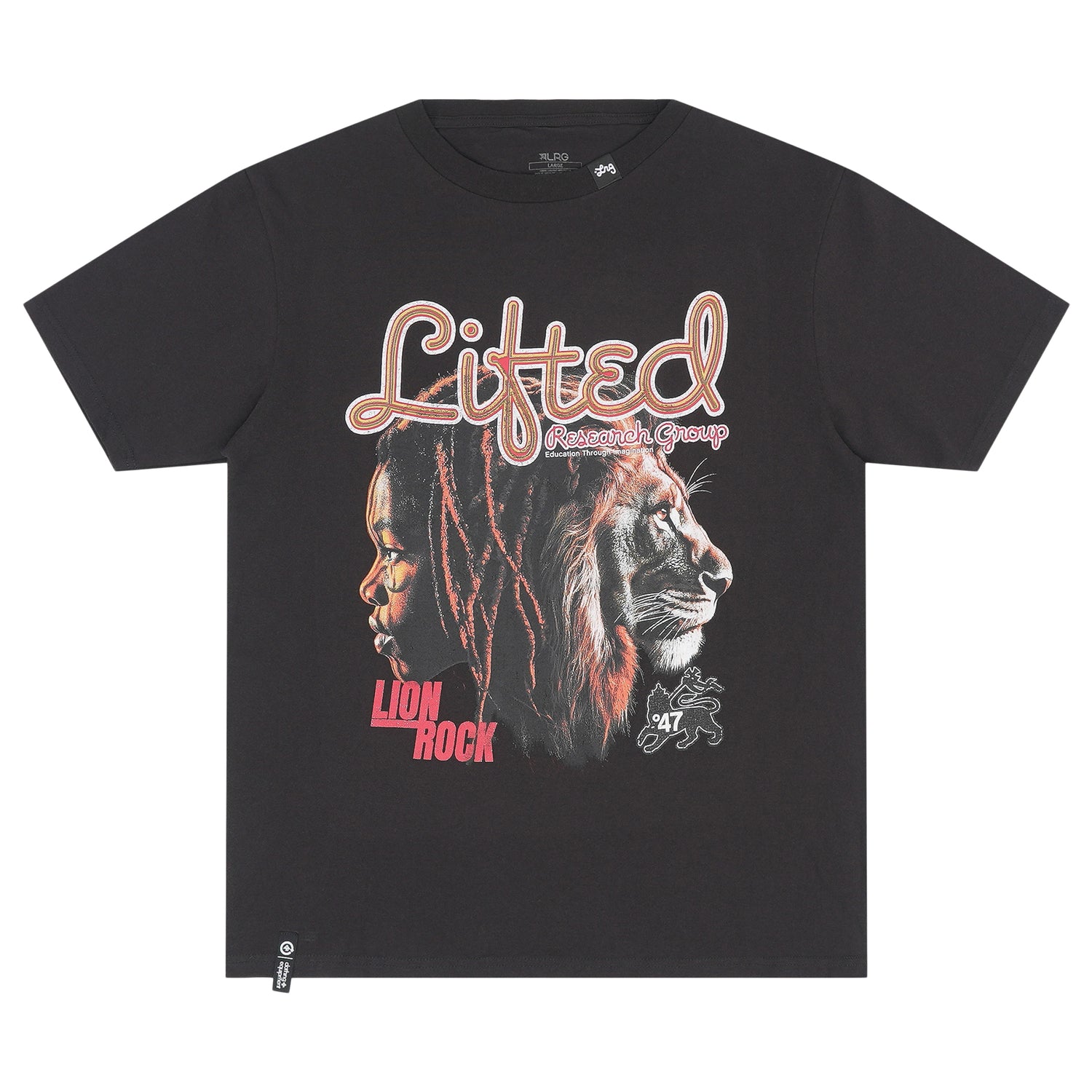 LION ROCK TEE - Black