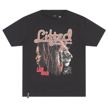 LION ROCK TEE - Black