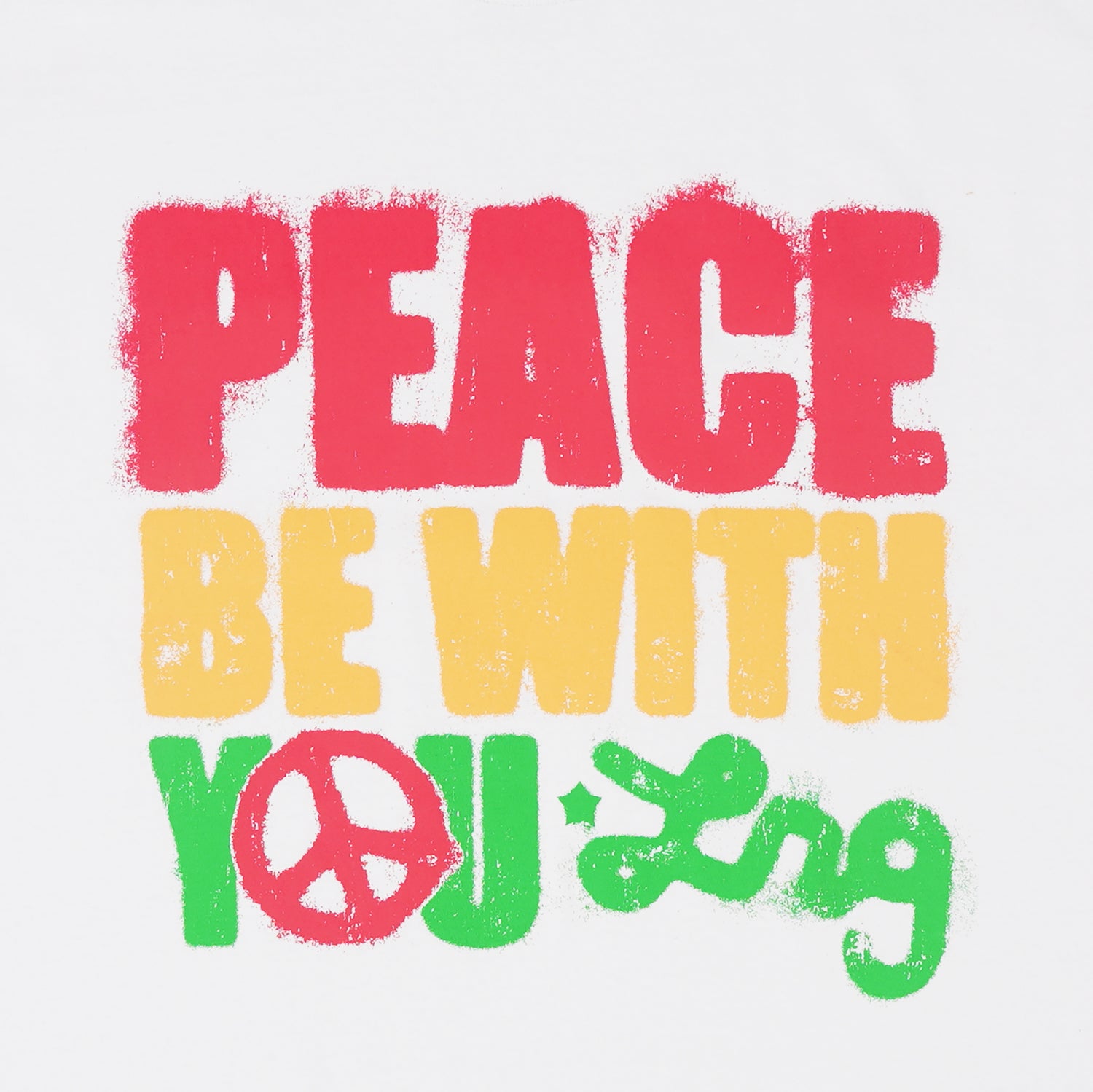 PEACE BE WITH YOU TEE - WHITE