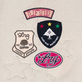 GOLDEN LEONE ZIP HOODIE - Bone White