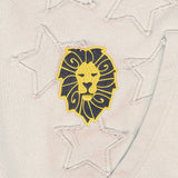 GOLDEN LEONE ZIP HOODIE - Bone White