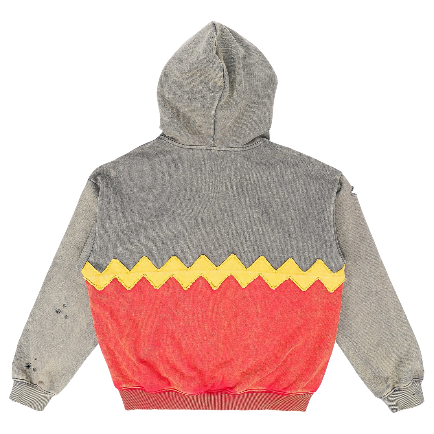 ZIG ZAG ZIP HOODIE - Military Green