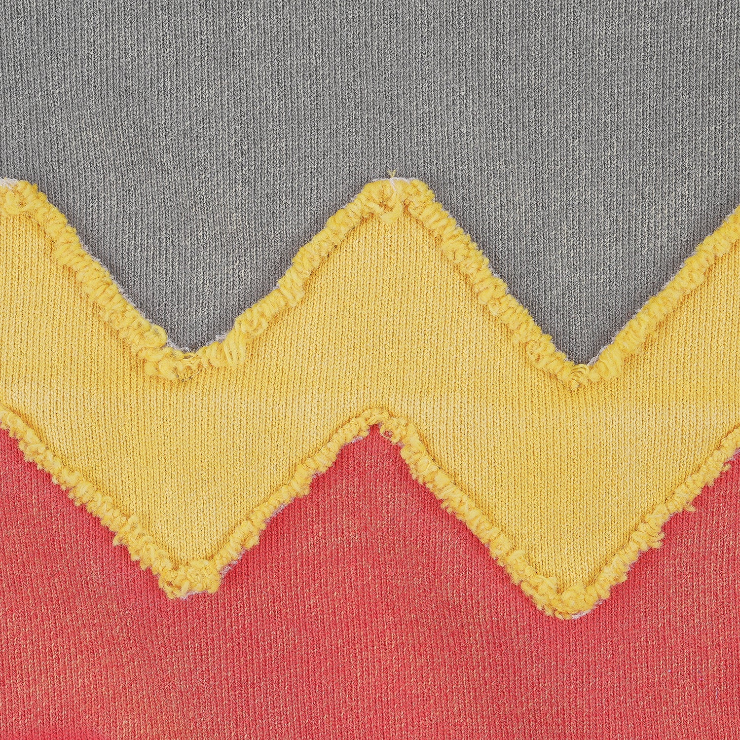 ZIG ZAG ZIP HOODIE - Military Green