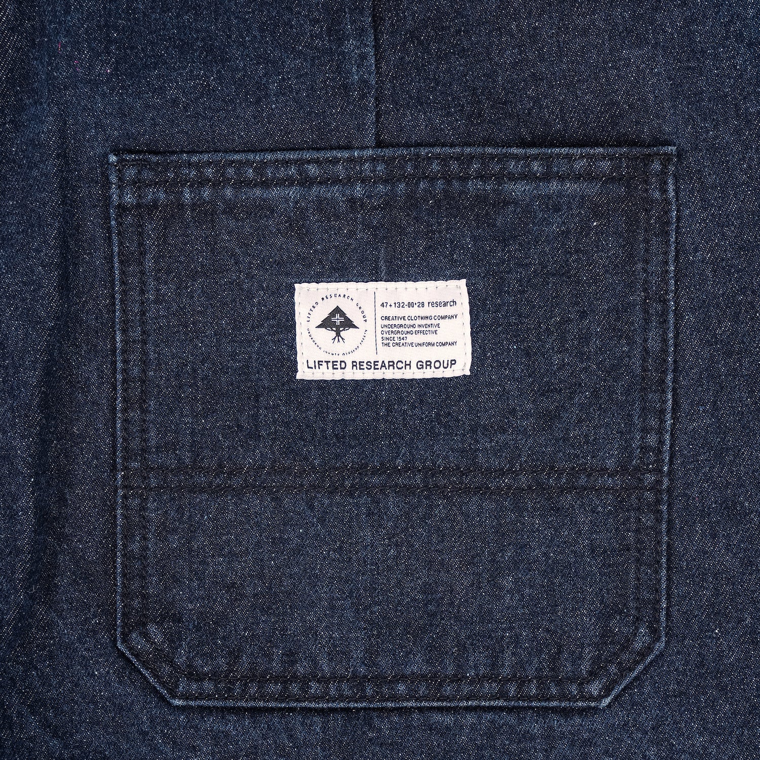 CHECKERBOARD DENIM SHORTS - Black Wash