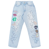 STAR POWER JEANS - Light Indigo
