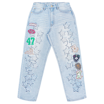STAR POWER JEANS - Light Indigo