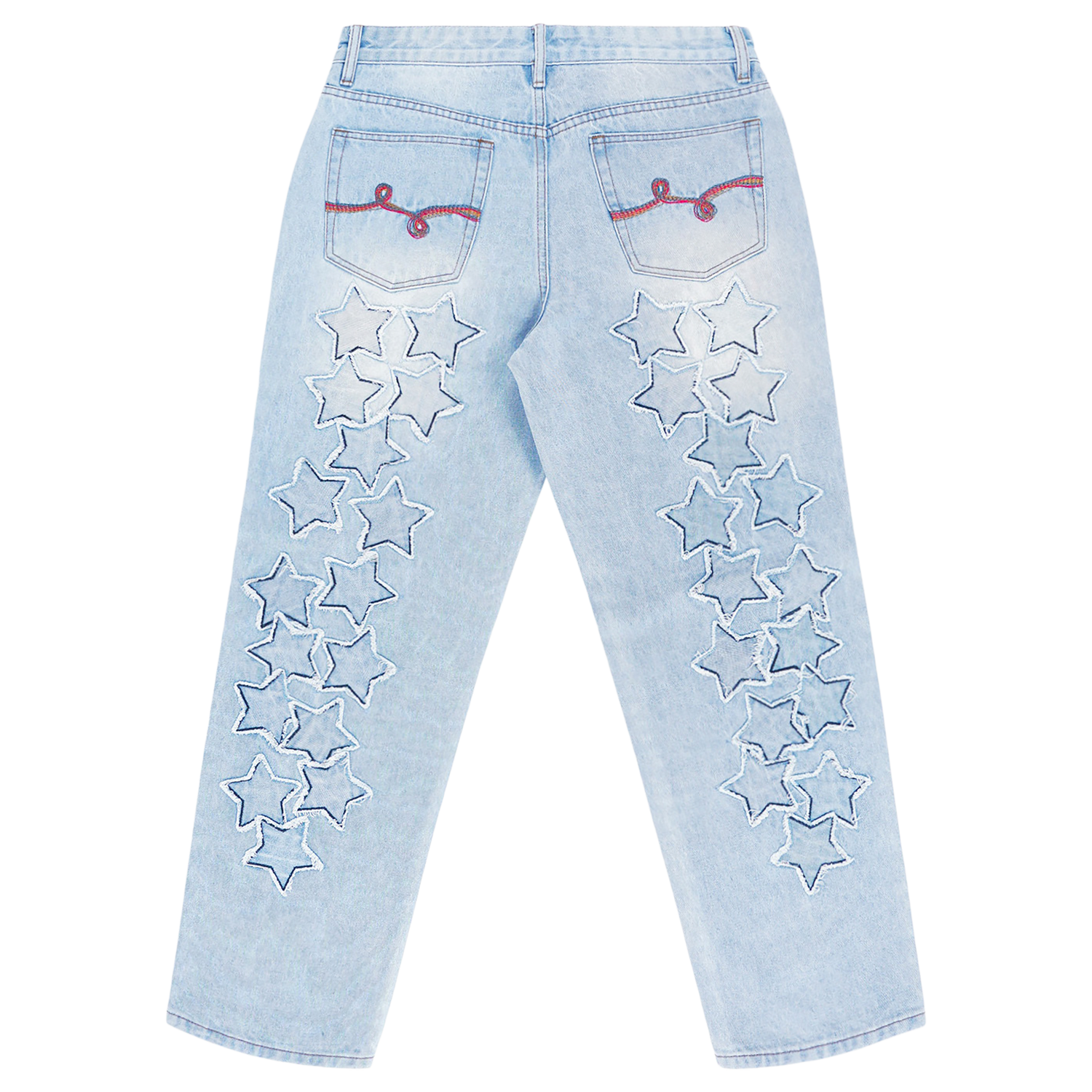 STAR POWER JEANS - Light Indigo