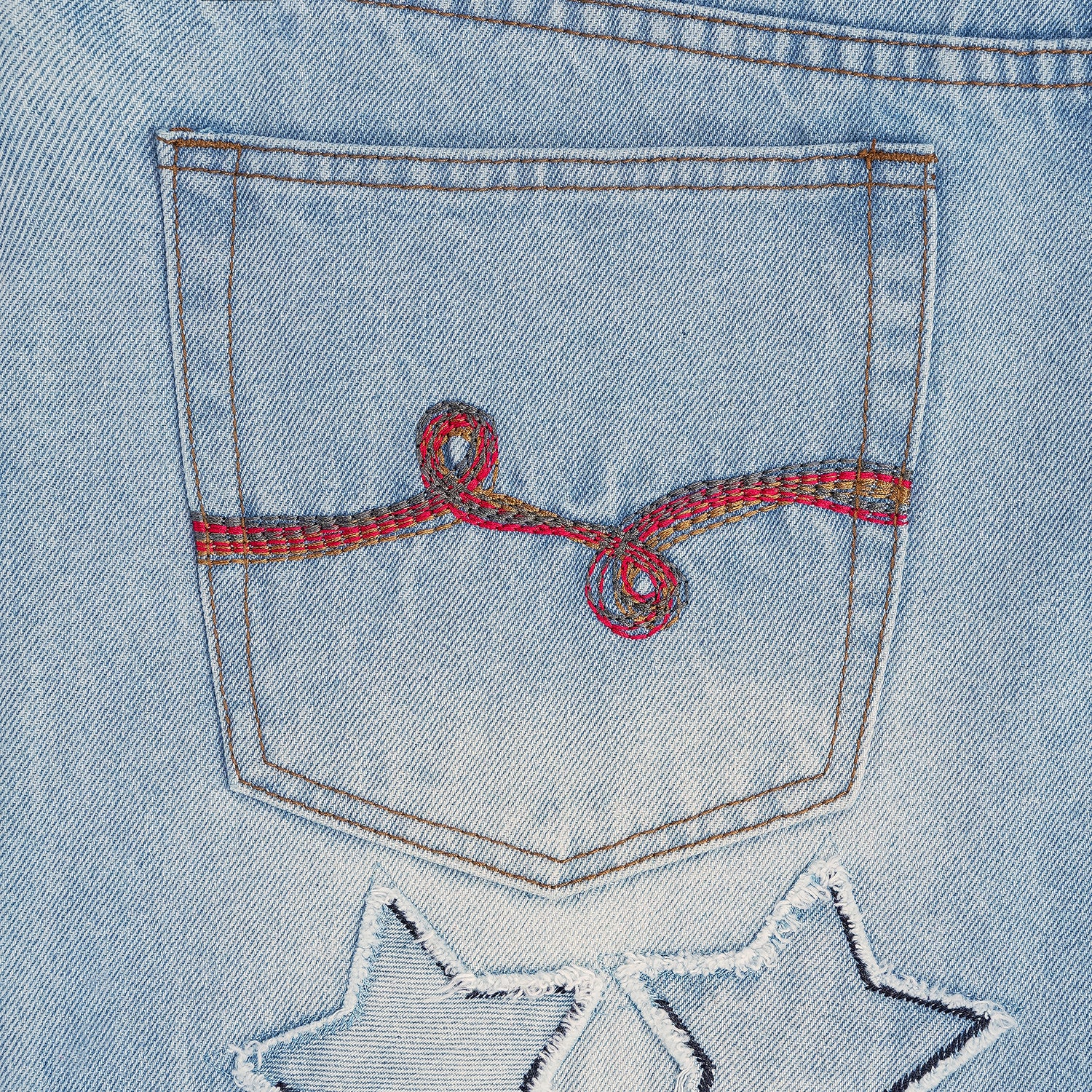 STAR POWER JEANS - Light Indigo