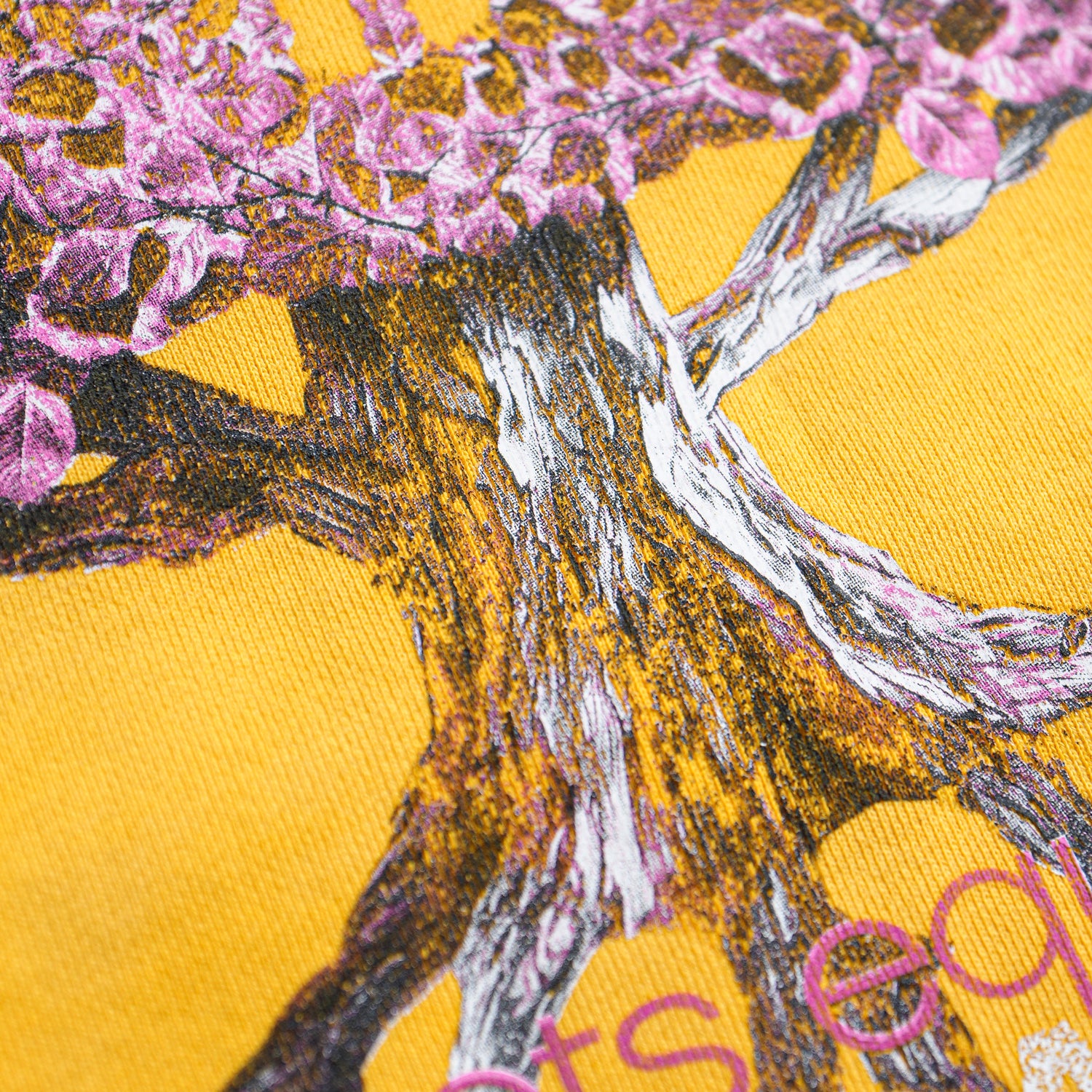 PINK ROOTS HOODIE - Vintage Gold