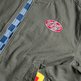 TRENCHTOWN REVERSIBLE BOMBER - MILITARY GREEN