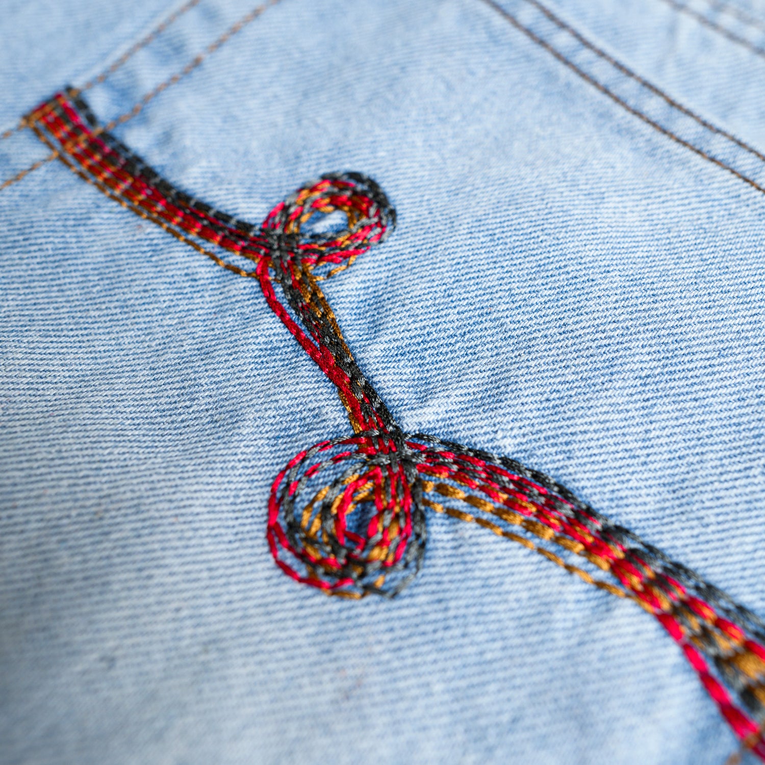 STAR POWER JEANS - Light Indigo