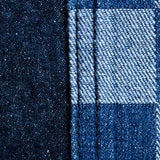 CHECKERBOARD DENIM SHORTS - Black Wash