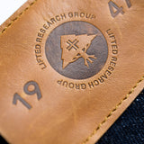 CHECKERBOARD DENIM SHORTS - Black Wash