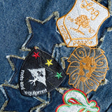 STAR POWER DENIM SHORTS - Dark Indigo Wash