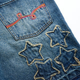 STAR POWER DENIM SHORTS - Dark Indigo Wash