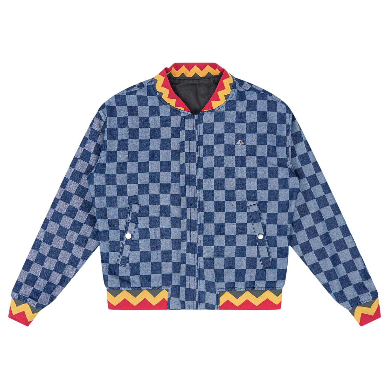 TRENCHTOWN REVERSIBLE BOMBER - MILITARY GREEN