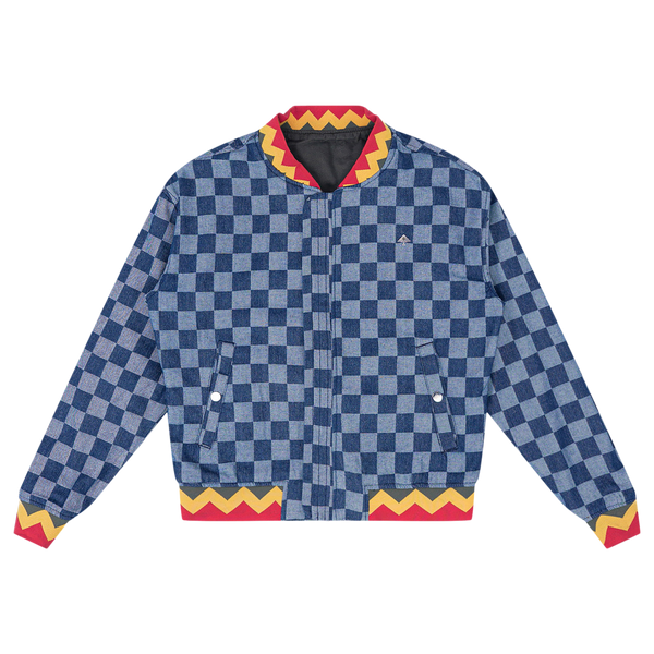 TRENCHTOWN REVERSIBLE BOMBER - MILITARY GREEN