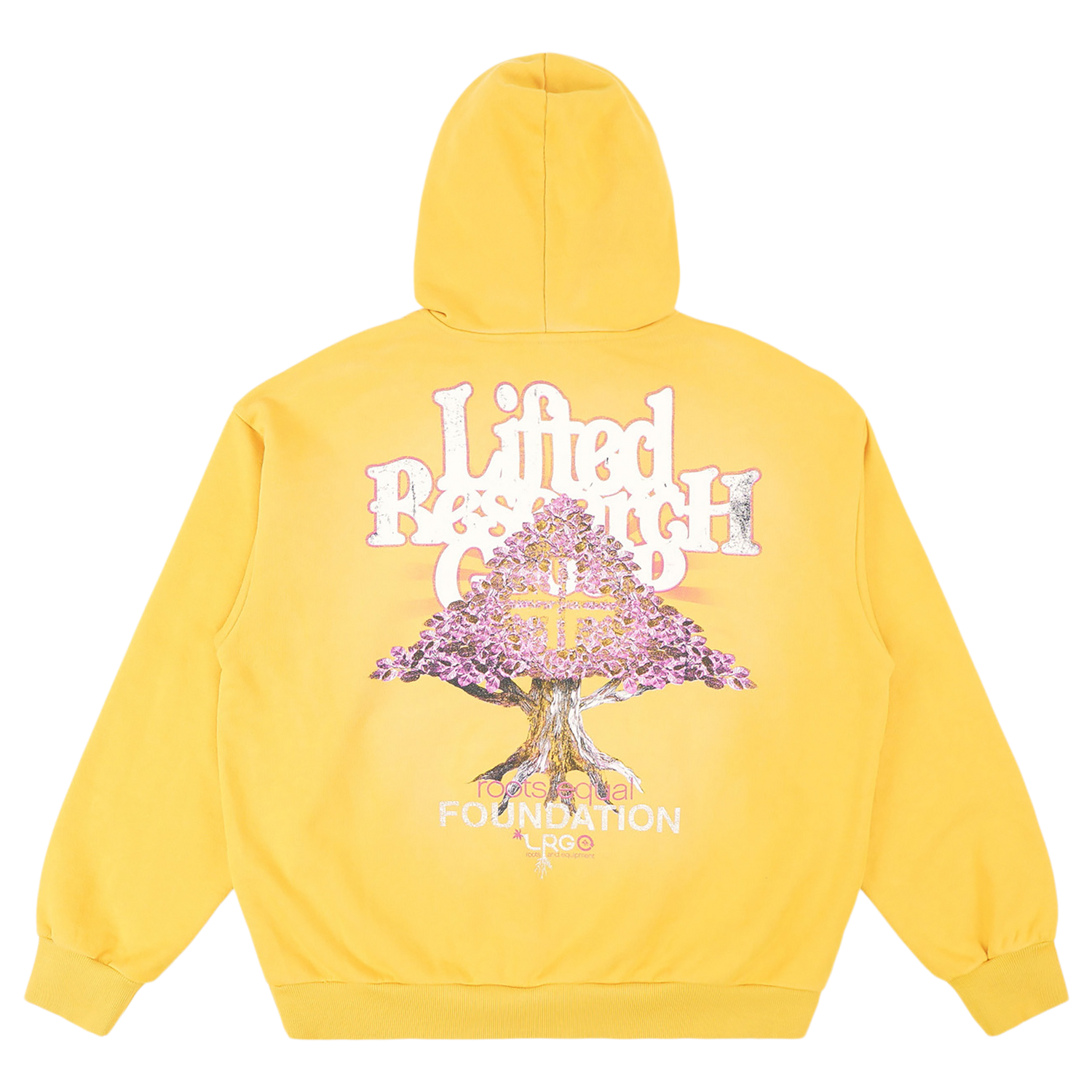 PINK ROOTS HOODIE - Vintage Gold