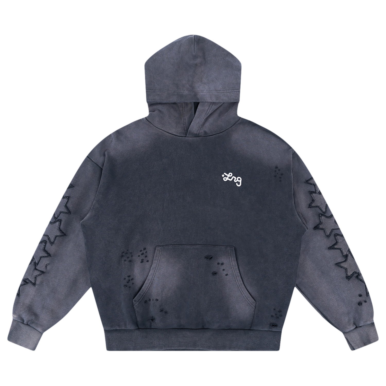 STAR POWER HOODIE - Vintage Black