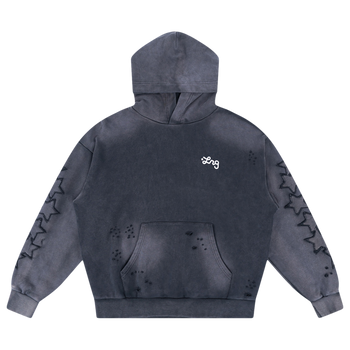 STAR POWER HOODIE - Vintage Black