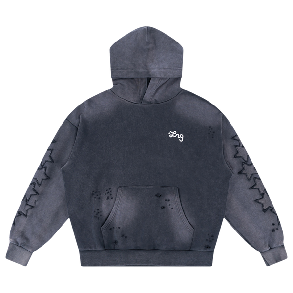 STAR POWER HOODIE - Vintage Black