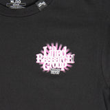 PINK ROOTS TEE - Black