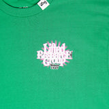 PINK ROOTS TEE - Kelly Green
