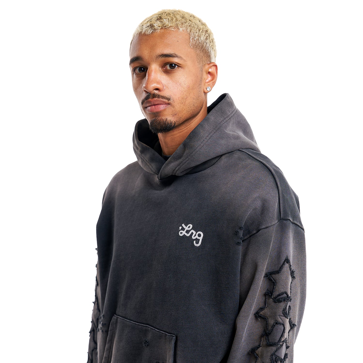 STAR POWER HOODIE - Vintage Black