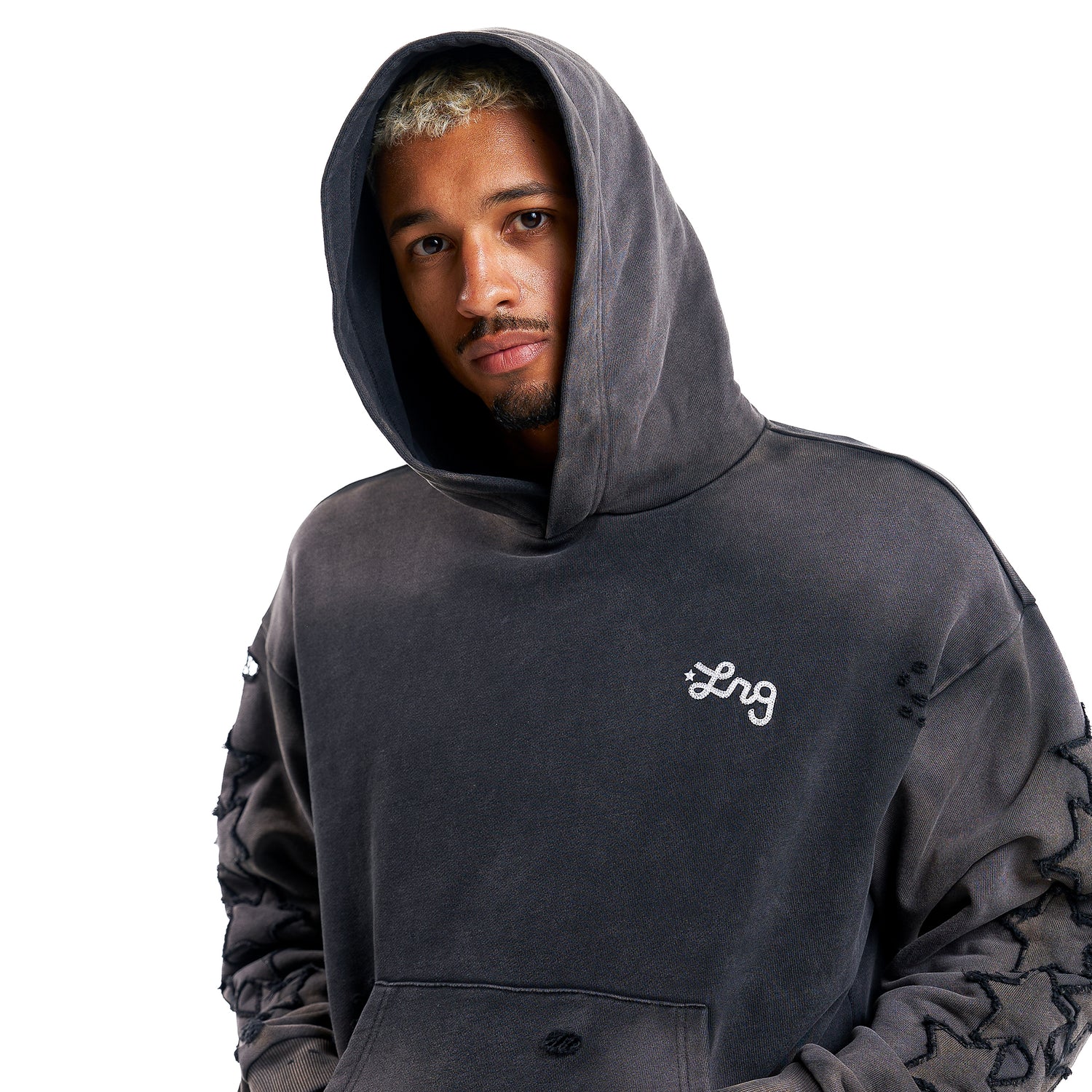 STAR POWER HOODIE - Vintage Black